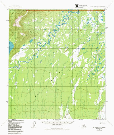 AK-MT MCKINLEY D3: Authoritative US Topos 1952