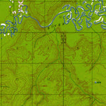 AK-KANTISHNA RIVER D4: Authoritative US Topos 1953
