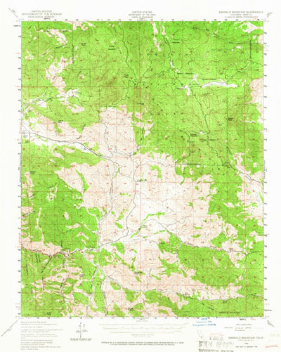 Emerald Mountain, CA (1943, 62500-Scale) Preview 1