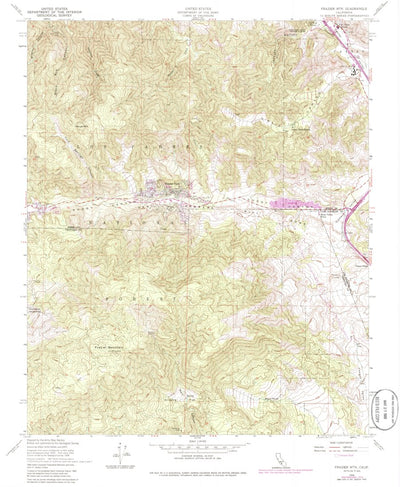 Frazier Mountain, CA (1958, 24000-Scale) Preview 1