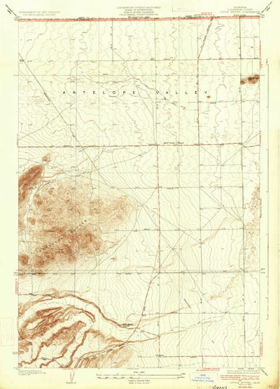 Little Buttes, CA (1934, 24000-Scale) Preview 1
