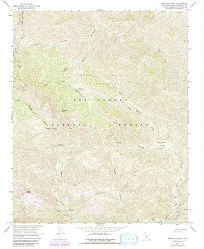 Madulce Peak, CA (1964, 24000-Scale) Preview 1