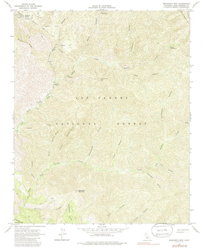 Manzanita Mountain, CA (1964, 24000-Scale) Preview 1