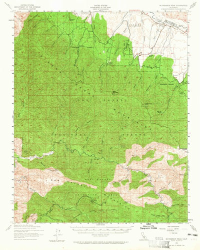 Mcpherson Peak, CA (1941, 62500-Scale) Preview 1