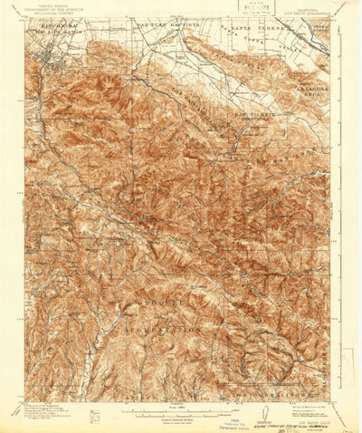 Los Gatos, CA (1919, 62500-Scale) Preview 1