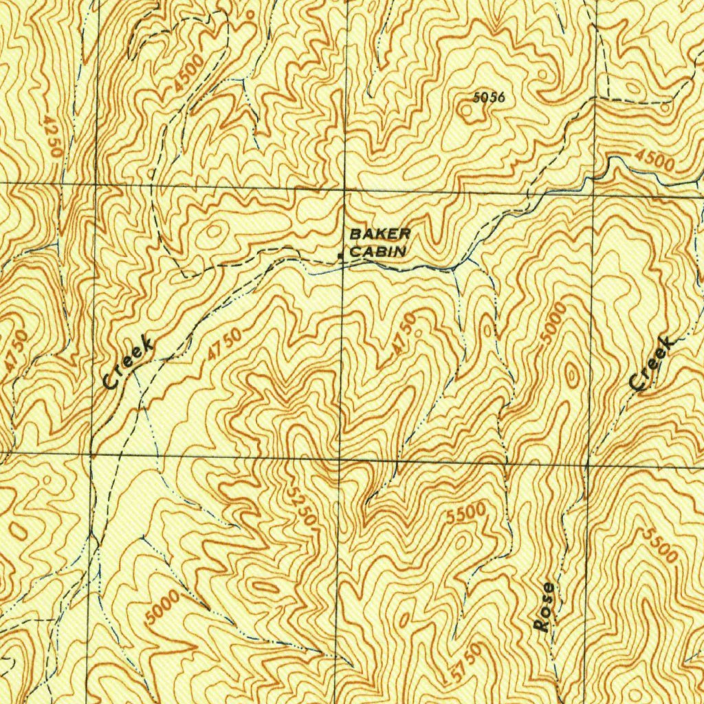Mcdonald Peak, CA (1944, 31680-Scale) Map by United States Geological ...