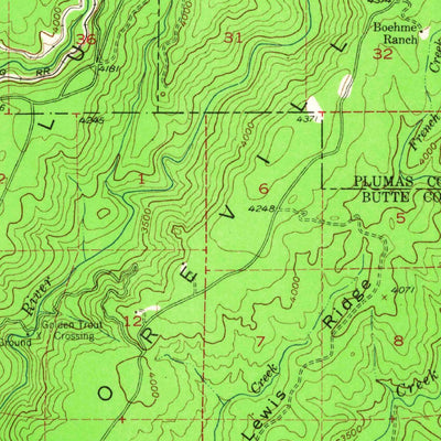 Mooreville Ridge, CA (1948, 62500-Scale) Preview 2