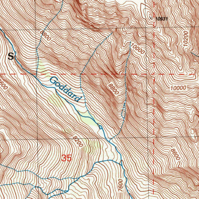 Mount Goddard, CA (2004, 24000-Scale) Preview 3
