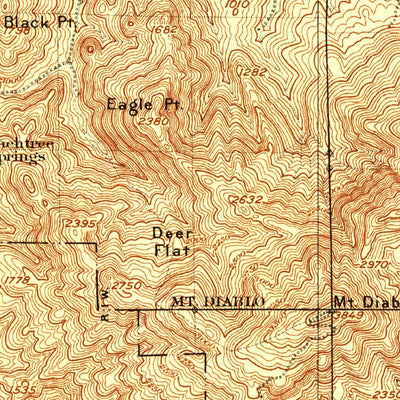Mount Diablo, CA (1898, 62500-Scale) Preview 3
