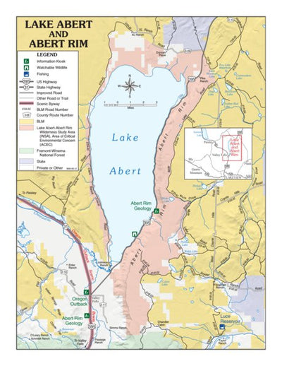 Lake Abert and Abert Rim