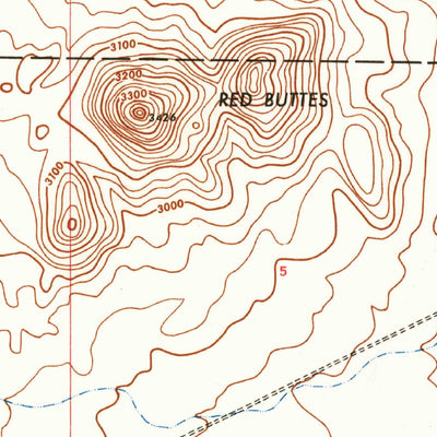Red Buttes, CA (1947, 24000-Scale) Preview 3