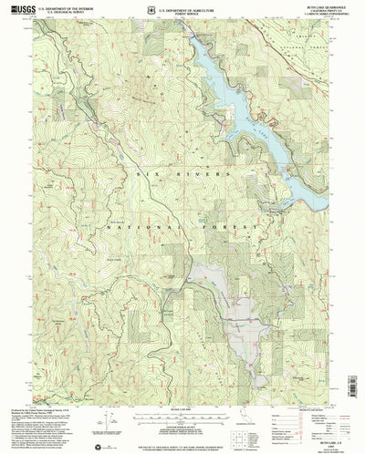 Ruth Lake, CA (1997, 24000-Scale) Preview 1