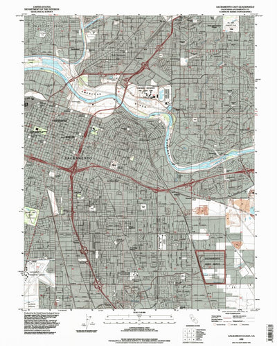 Sacramento East, CA (1992, 24000-Scale) Preview 1