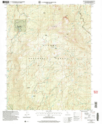 Shuteye Peak, CA (2004, 24000-Scale) Preview 1