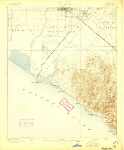 Santa Ana, CA (1896, 62500-Scale) Preview 1