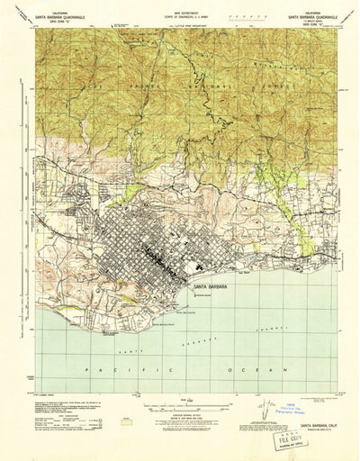 Santa Barbara, CA (1944, 31680-Scale) Preview 1