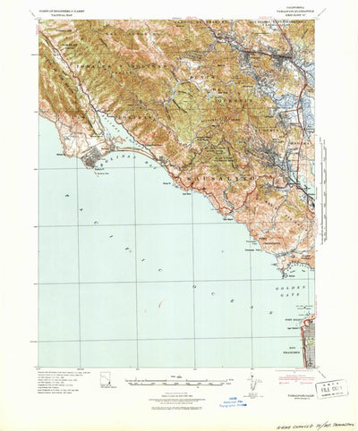 Mount Tamalapais, CA (1941, 62500-Scale) Preview 1