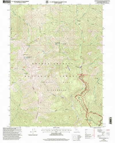 Thurston Peaks, CA (1998, 24000-Scale) Preview 1
