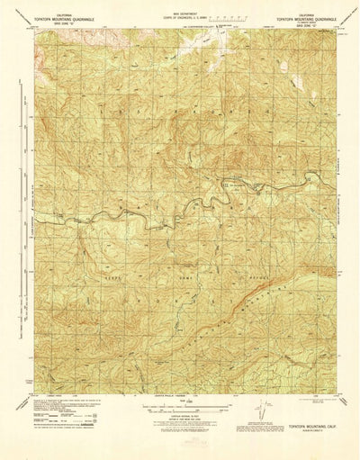 Topatopa Mountains, CA (1944, 31680-Scale) Preview 1
