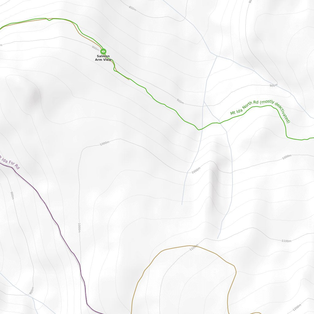 Salmon Arm Mountain Bike Trails Map by Trailforks | Avenza Maps