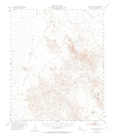 Turtle Mountains, CA (1954, 62500-Scale) Preview 1