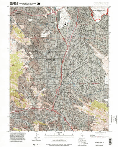 Walnut Creek, CA (1995, 24000-Scale) Preview 1