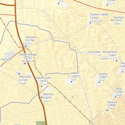 Homs governorate reference map