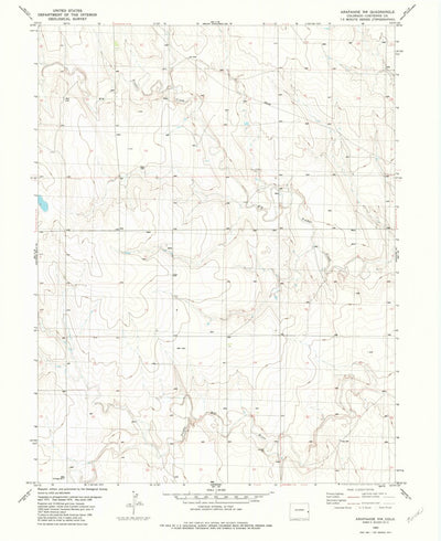 Arapahoe NW, CO (1982, 24000-Scale) Preview 1