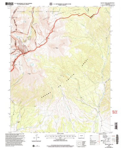 Blanca Peak, CO (2001, 24000-Scale) Preview 1