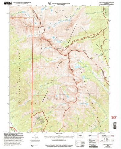 Crestone Peak, CO (2001, 24000-Scale) Preview 1