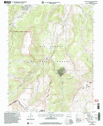Mesa Mountain, CO (2001, 24000-Scale) Preview 1