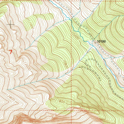 Redcloud Peak, CO (2001, 24000-Scale) Preview 3