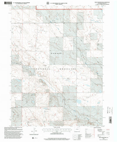 Reno Reservoir, CO (1997, 24000-Scale) Preview 1
