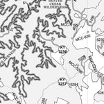 Motor Vehicle Use Map, MVUM, Stearns District, Daniel Boone National Forest