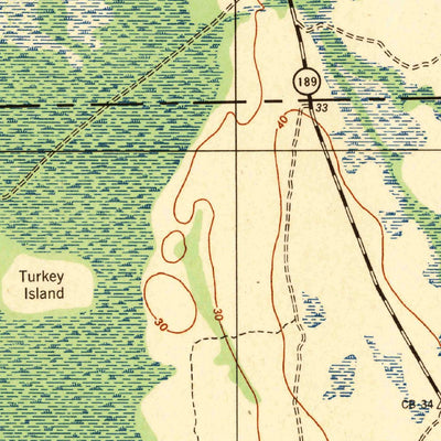Dinner Island, FL (1944, 62500-Scale) Preview 2