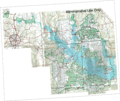 Angelina National Forest Visitor Map