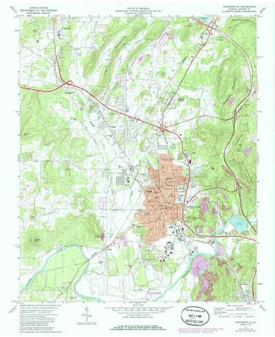 Cartersville, GA (1972, 24000-Scale) Preview 1