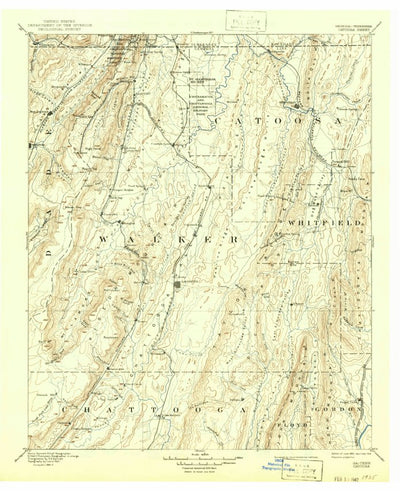 Ringgold, GA-TN (1892, 125000-Scale) Preview 1