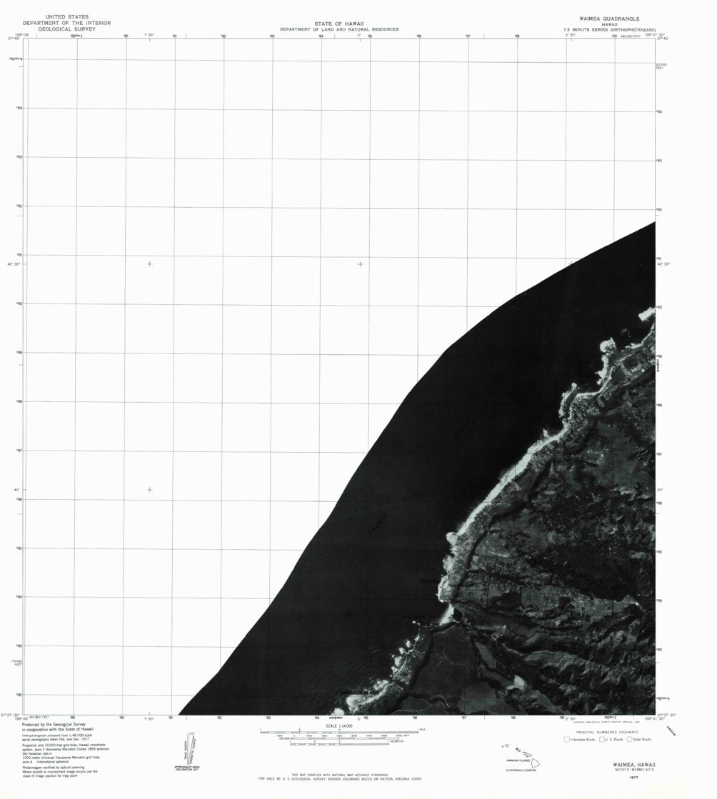 Waimea, HI (1977, 24000-Scale) Map by United States Geological Survey ...