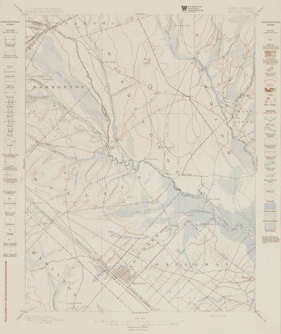 NJ-MULLICA: Authoritative US Topos Historic 1898