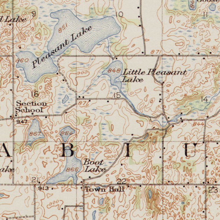 MI-IN-THREE RIVERS: Authoritative US Topos Historic 1916 Map by Western ...