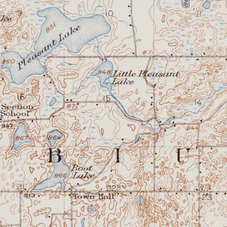 MI-IN-THREE RIVERS: Authoritative US Topos Historic 1932 Map by Western ...