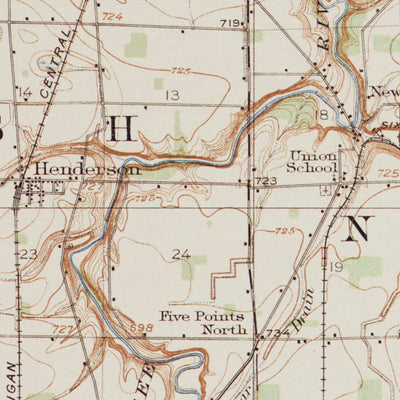 MI-CHESANING: Authoritative US Topos Historic 1917