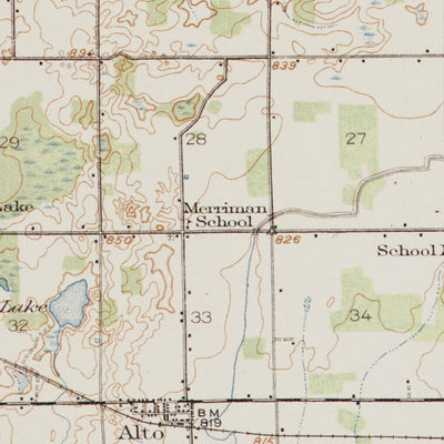 MI-LOWELL: Authoritative US Topos Historic 1918