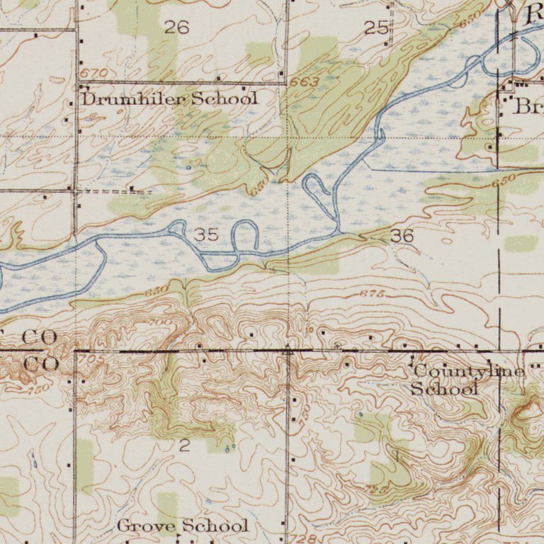 MI-PERRINTON: Authoritative US Topos Historic 1918 Map by Western ...