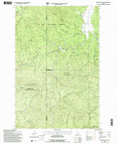 Bechtel Butte, ID (1994, 24000-Scale) Preview 1