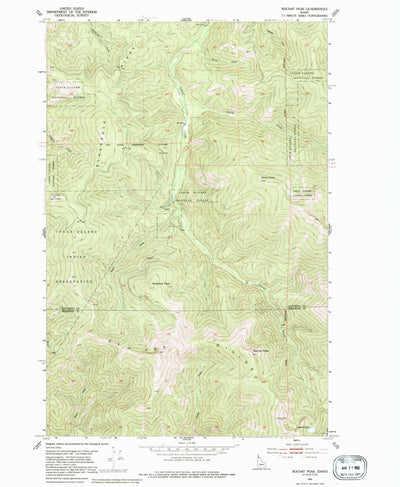 Rochat Peak, ID (1950, 24000-Scale) Preview 1