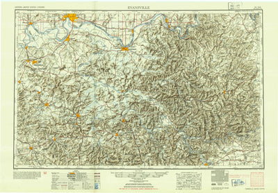 Evansville, IN-KY (1954, 250000-Scale) Preview 1