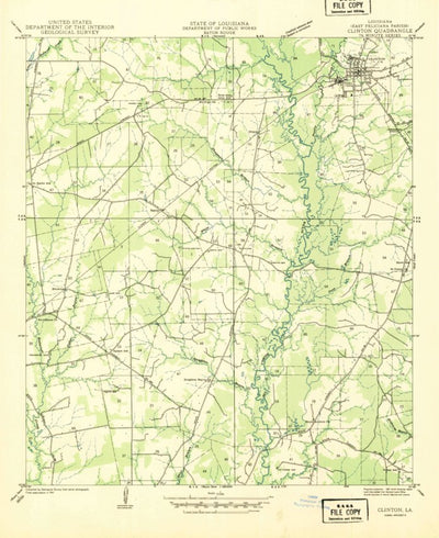 Clinton, LA (1946, 31680-Scale) Preview 1