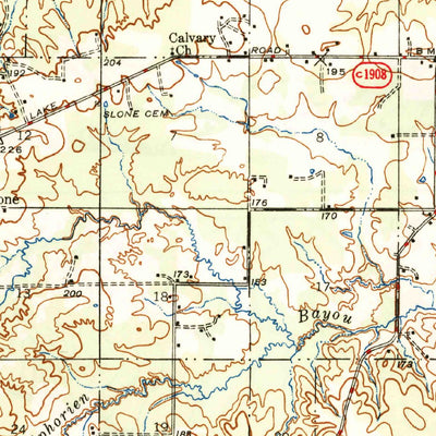 Mansfield, LA (1947, 62500-Scale) Preview 2